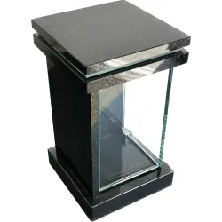 Lampion granitowy LED