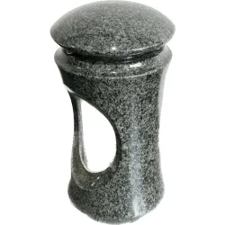 Lampion granitowy okrągły
