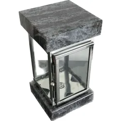 Lampion metalowy z deklami...