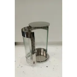 Lampion ze stali nierdzewnej